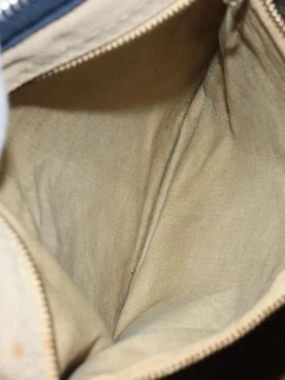 Christian Dior Trotter Canvas Boston Bag Navy Silver Auth 164140 - Picture 11 of 16